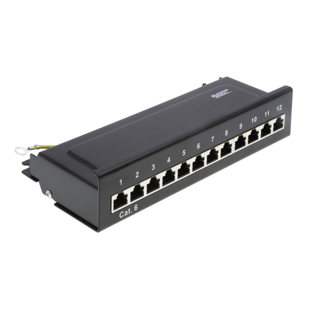 Platinum Tools 667-12C6S Patch Panel 12 Port C6 S 110