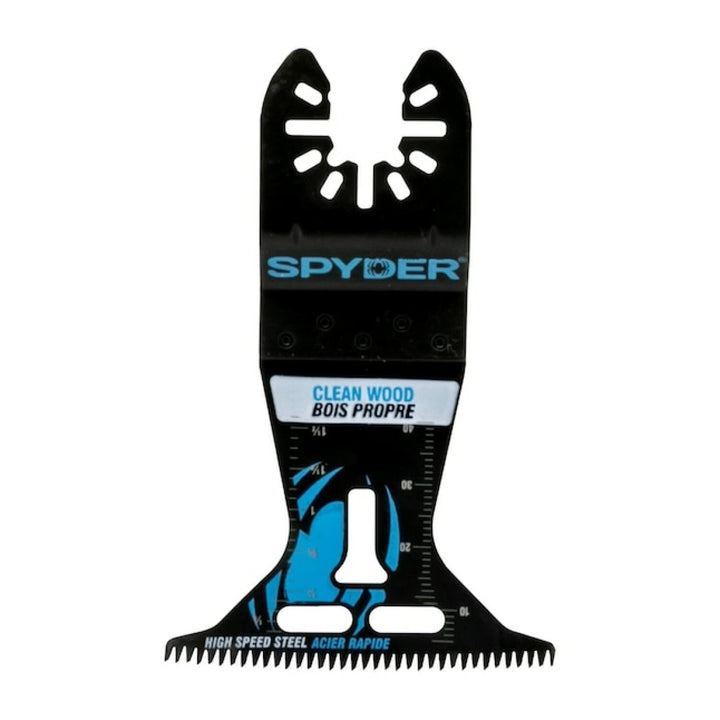 Spyder 70009 2.5-Inch x 2-Inch HSS Clean Wood Cutting Oscillating Tool Blade