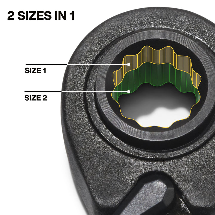 Klein Tools 68214 4-in-1 Ratcheting Wrench, Small