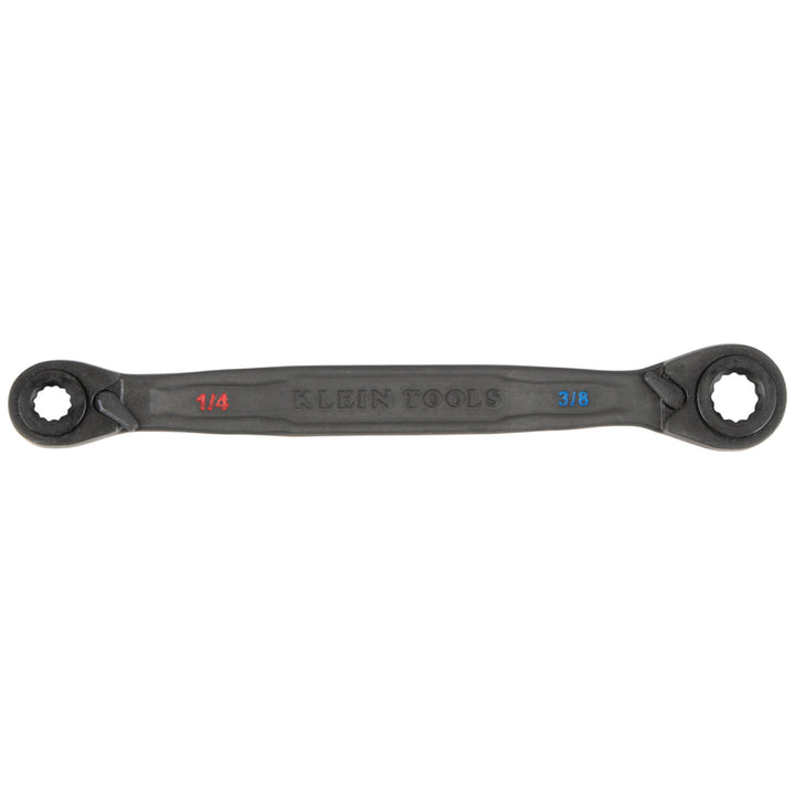 Klein Tools 68216 4-in-1 Ratcheting Wrench Set, SAE, 2 Pc.
