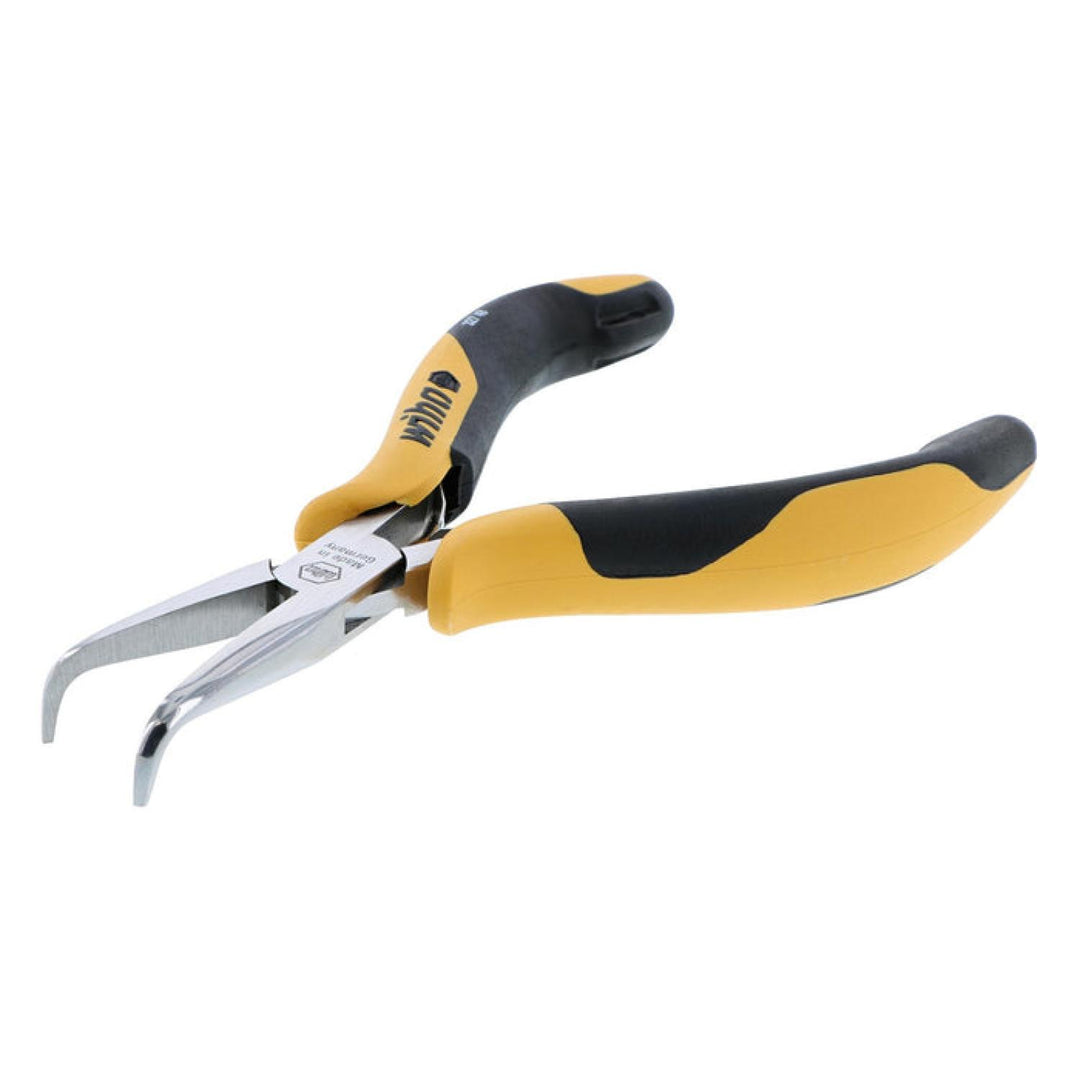Wiha Tools 32748 Bent 90 Degree Needle Nose Pliers - ESD Safe