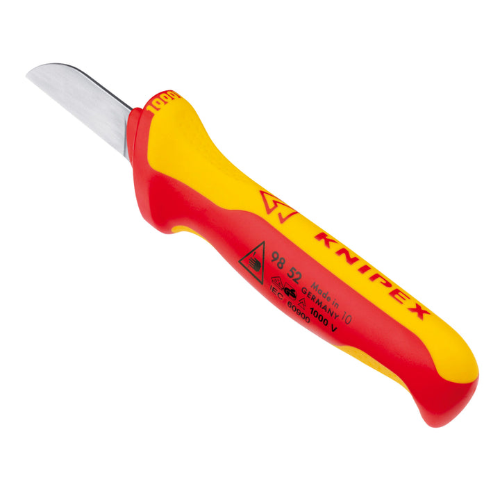 Knipex 98 52 7 1/2" Cable Knife-1000V Insulated