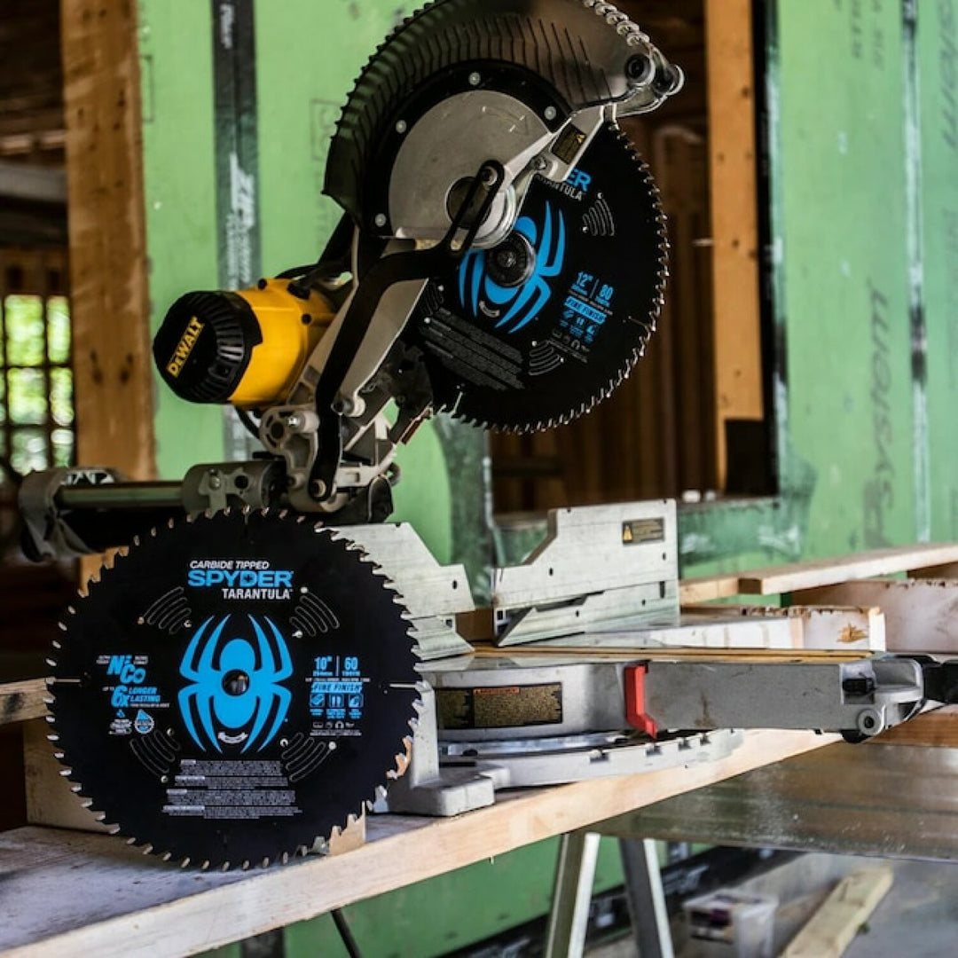 Spyder 13033 12-in 60 -Tooth Rough Finish Tungsten carbide-tipped steel Miter/Table saw blade Individual