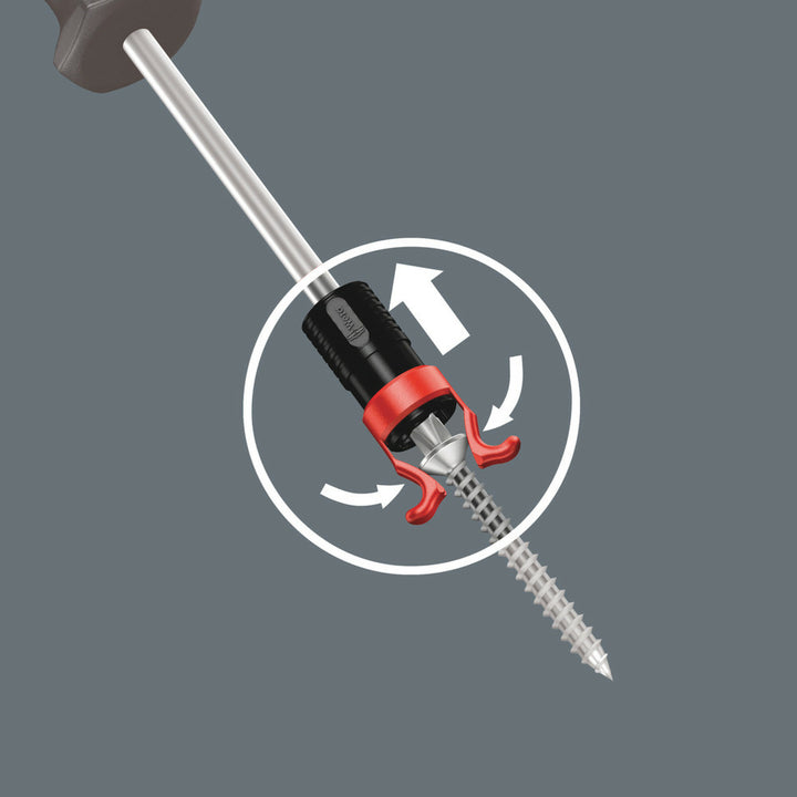 Wera 1441 SB Screw gripper attachment for screwdriver blades, long bits and L-keys, with holding function for screws, 4.5-6 x 41 mm