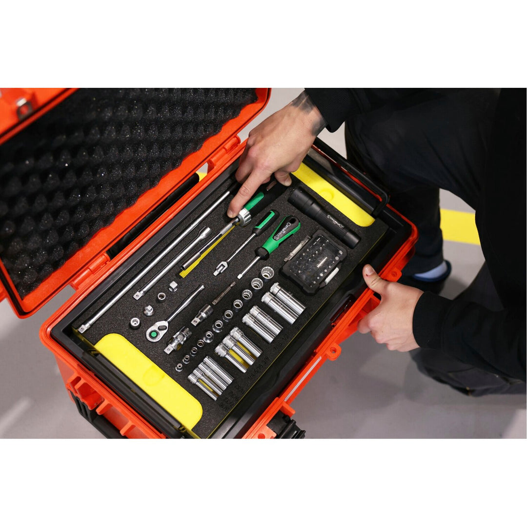 Stahlwille 81091304 13217 Tool Trolley, luminous red