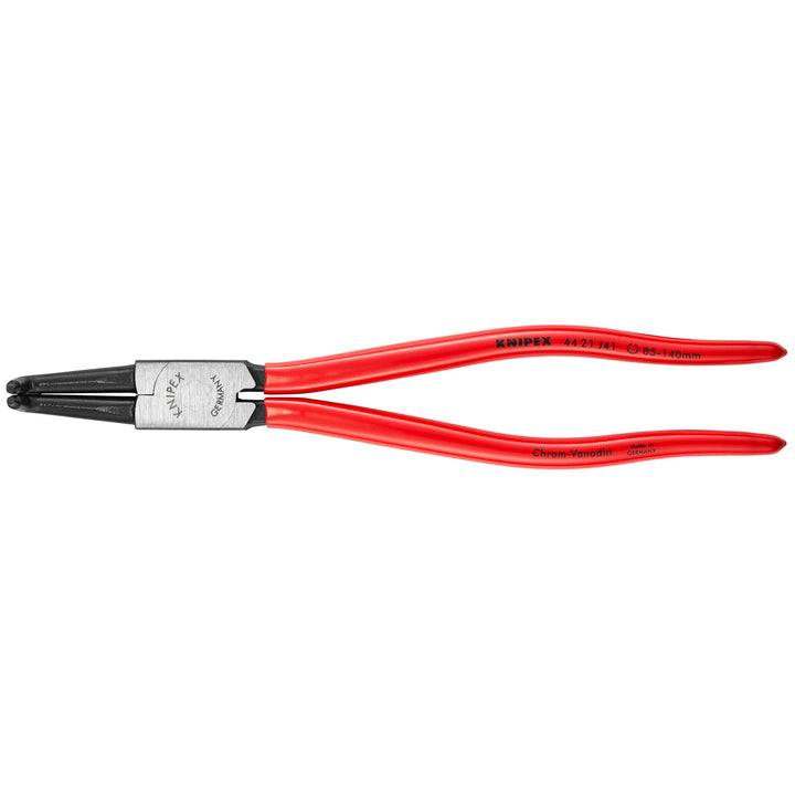 Knipex 44 21 J41 11 3/4" Internal 90° Angled Snap Ring Pliers-Forged Tips