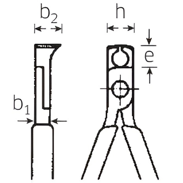 Stahlwille 66206115 6620 ESD Electronics top cutter, 112 mm