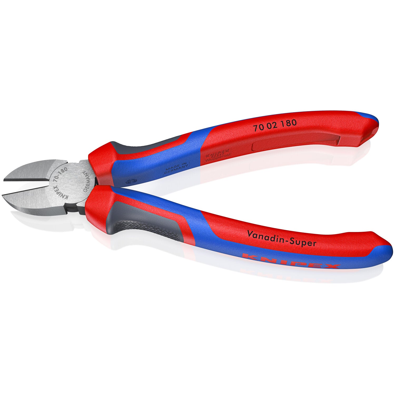 Knipex 70 02 180 KnipeXtend Diagonal Cutters, 7 1/4