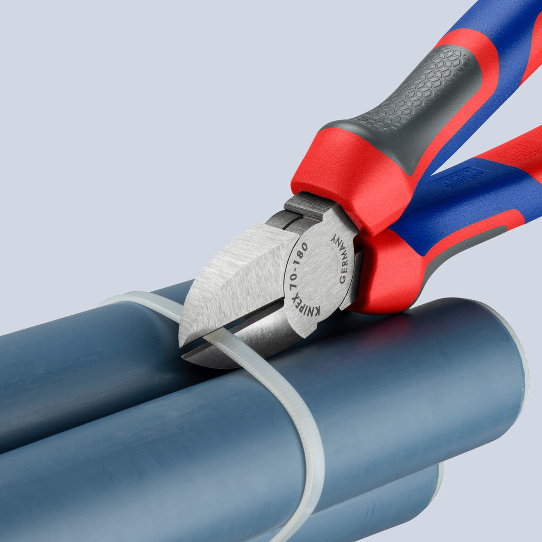 Knipex 70 02 180 KnipeXtend Diagonal Cutters, 7 1/4"