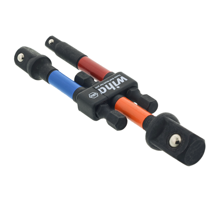 Wiha Tools 70488 Color-Coded Socket Adapters, 3 Pc.