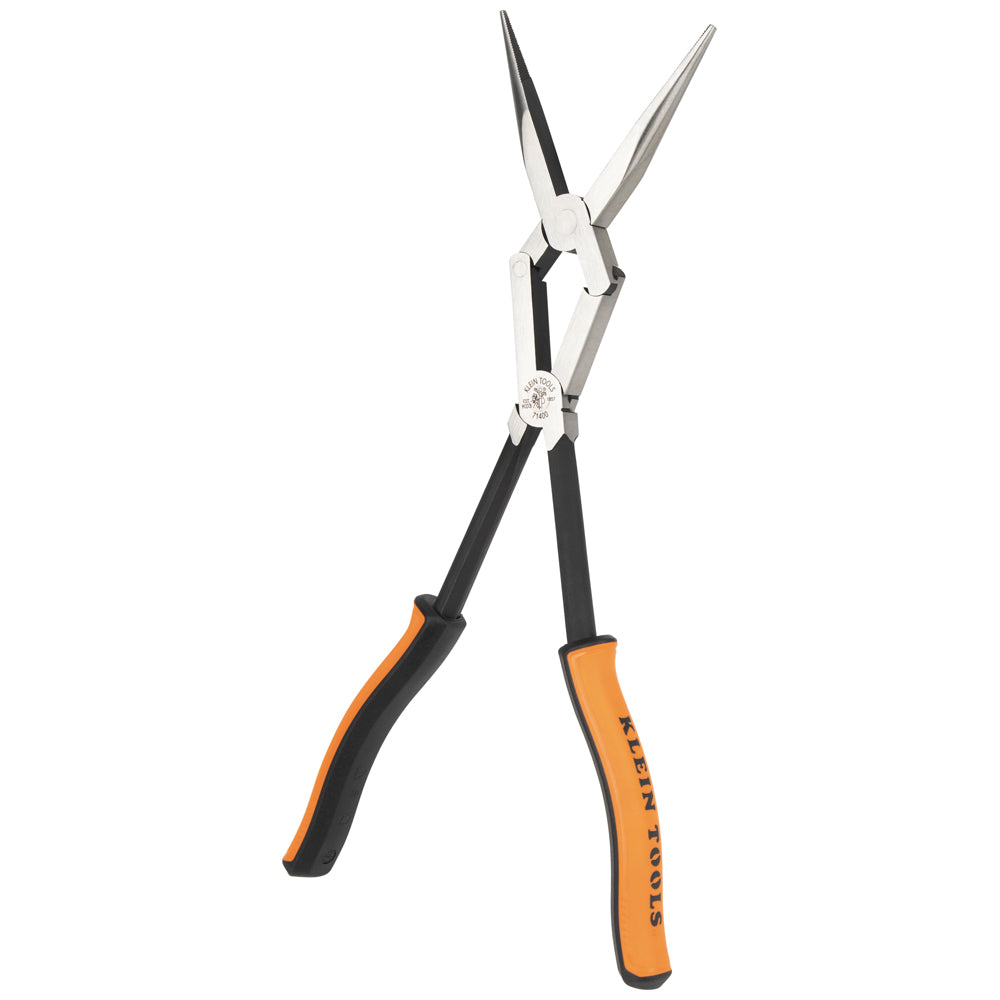 Klein Tools 71400 Long Reach Needle Nose Pliers, Straight Nose, 13