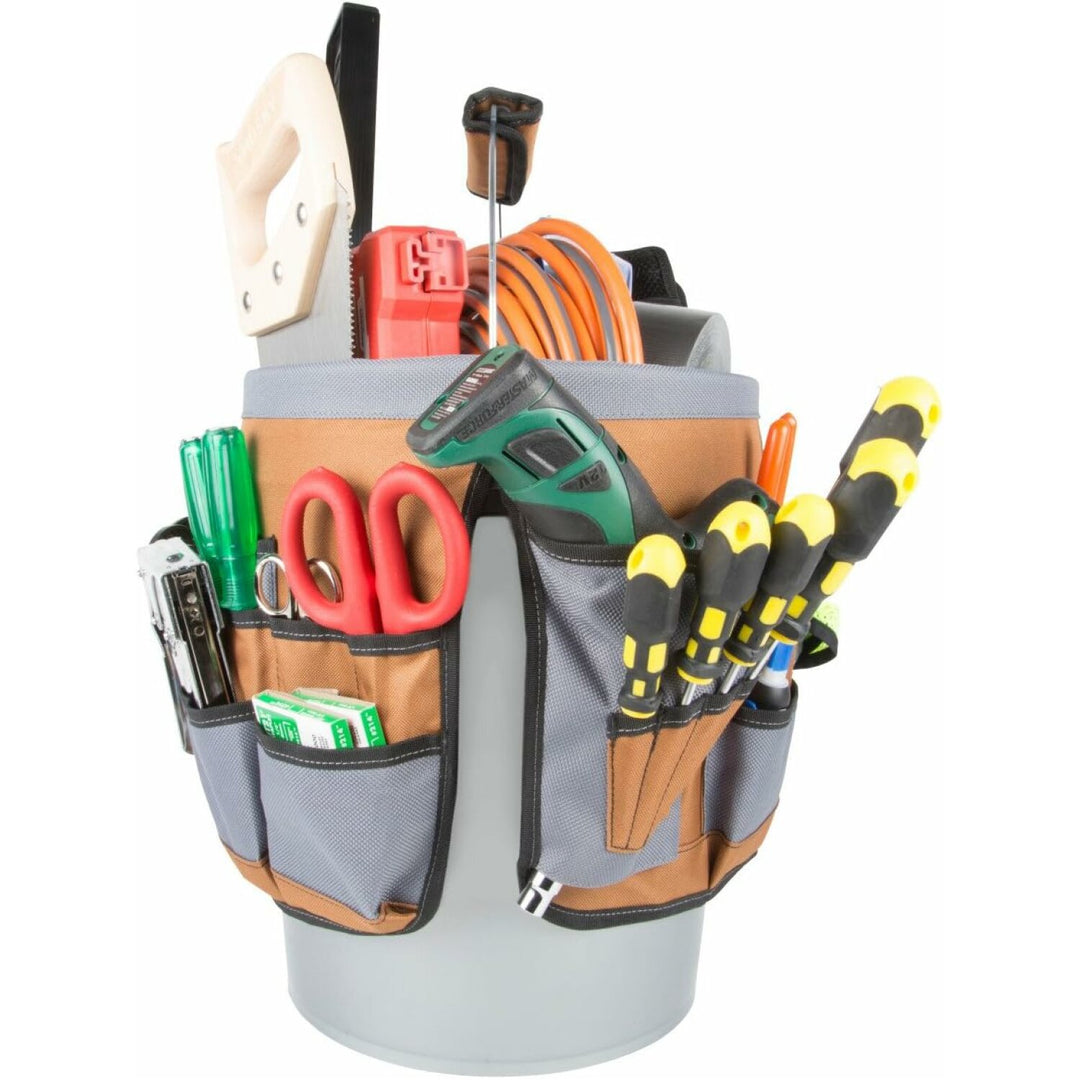 Dickies 57103 35-Pocket Bucket Organizer With Drill Holster