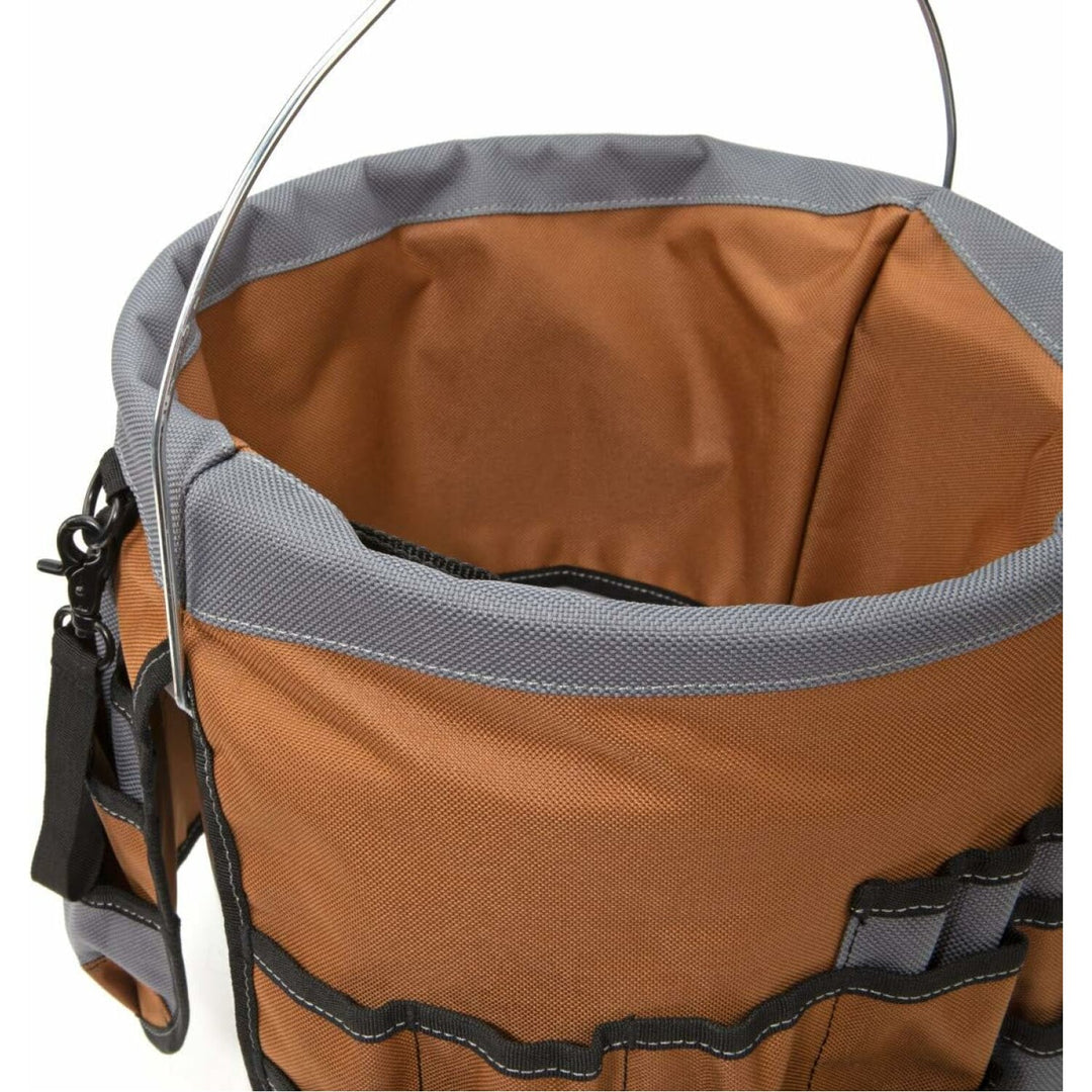 Dickies 57103 35-Pocket Bucket Organizer With Drill Holster