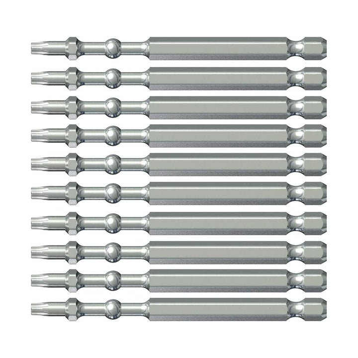 Vessel Tools IBTX2090P10K Impact Ball Torsion Bits T20 x 90, 10 pack