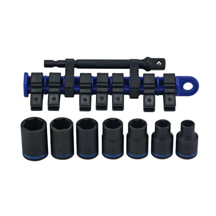 Wiha Tools 72094 Metric Impact Socket Set, 3/8" Drive, 8 Pc.