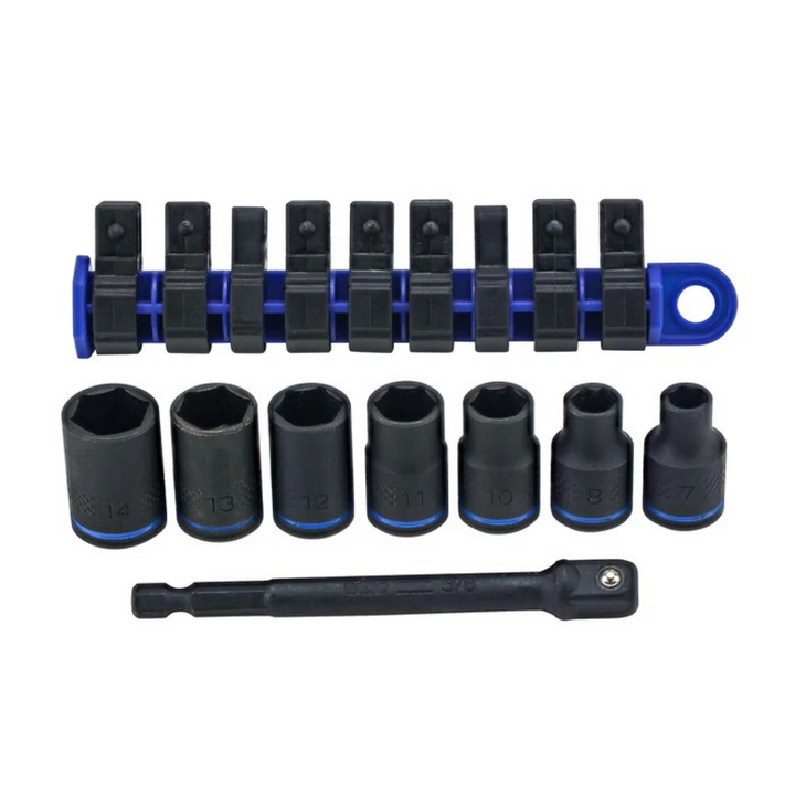 Wiha Tools 72094 Metric Impact Socket Set, 3/8" Drive, 8 Pc.