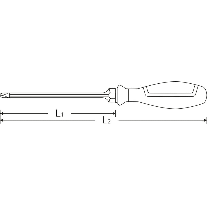 Stahlwille 46323203 Cross-head screwdriver PH DRALL+