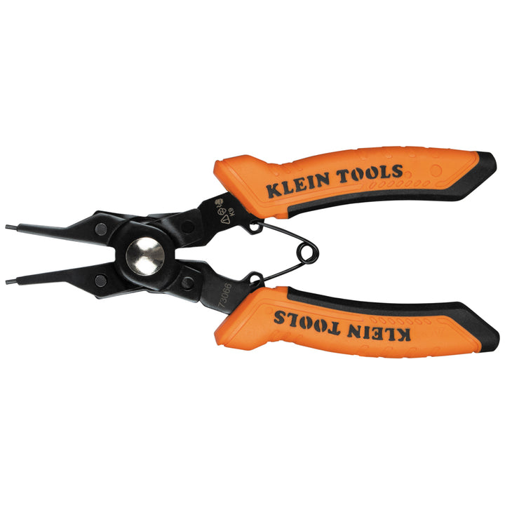 Klein Tools 73066 6-in-1 Interchangeable Snap Ring Pliers