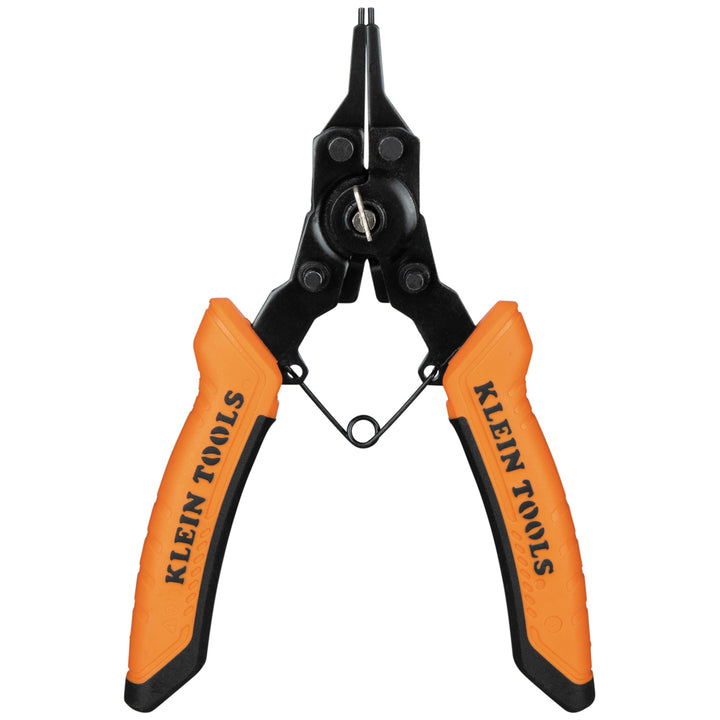 Klein Tools 73066 6-in-1 Interchangeable Snap Ring Pliers