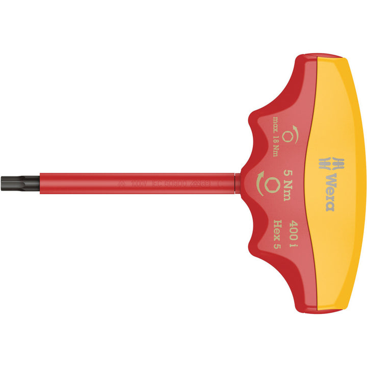 Wera 400 i VDE Hex Insulated torque-indicator, 4 x 5.0 Nm