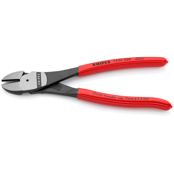 Knipex 74 01 200 SBA 8" High Leverage Diagonal Cutters