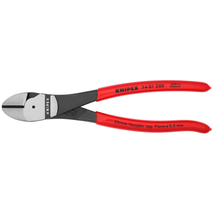 Knipex 74 01 200 SBA 8" High Leverage Diagonal Cutters