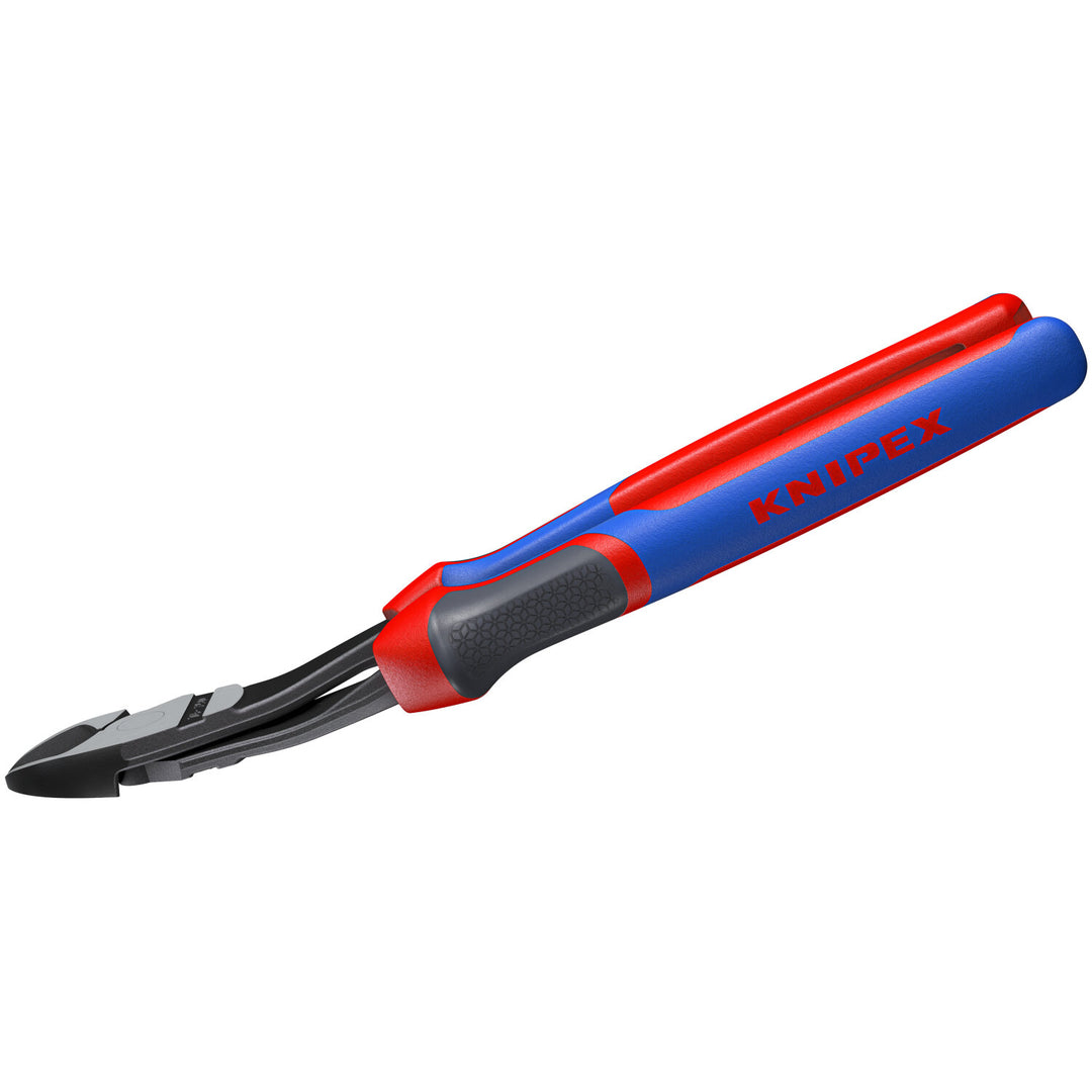 Knipex 74 22 250 KnipeXtend High Leverage 12° Angled Diagonal Cutters, 10"