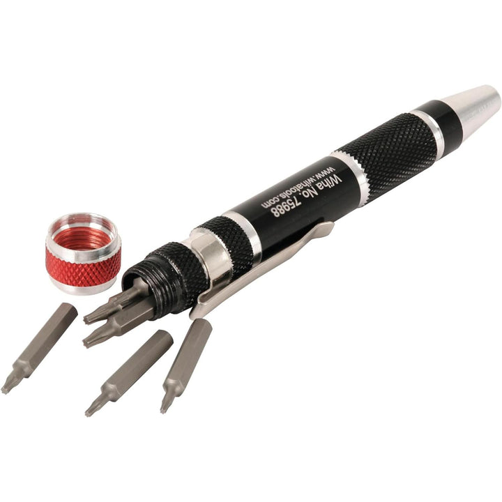 Wiha Tools 75985 7 Piece Pocket Clip Torx MicroBit Set