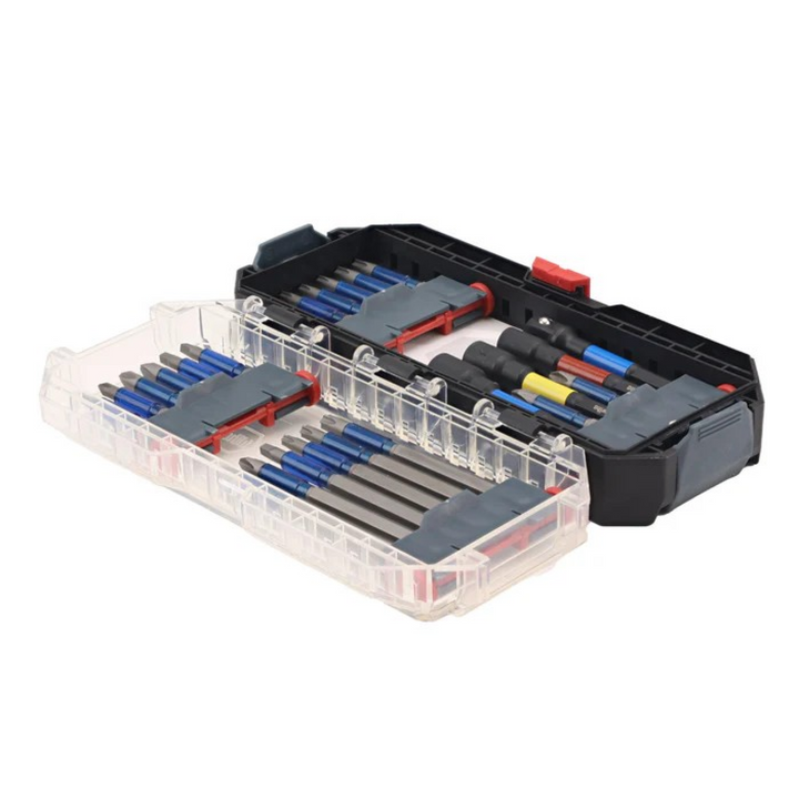 Wiha Tools 76821 TerminatorBlue Impact Bit Set with Nut Setters & Adapter, 24 Pc.