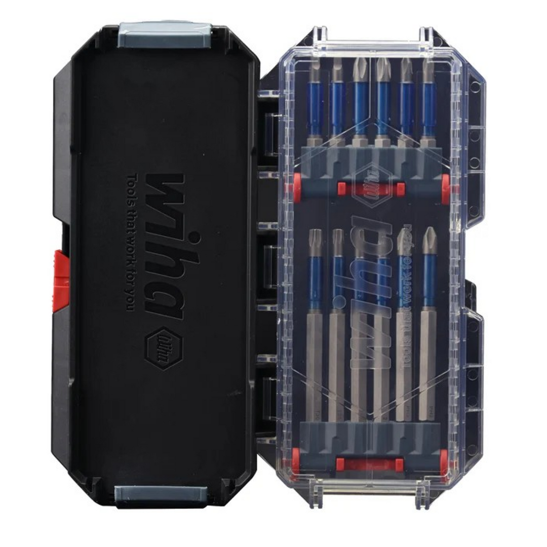 Wiha Tools 76821 TerminatorBlue Impact Bit Set with Nut Setters & Adapter, 24 Pc.