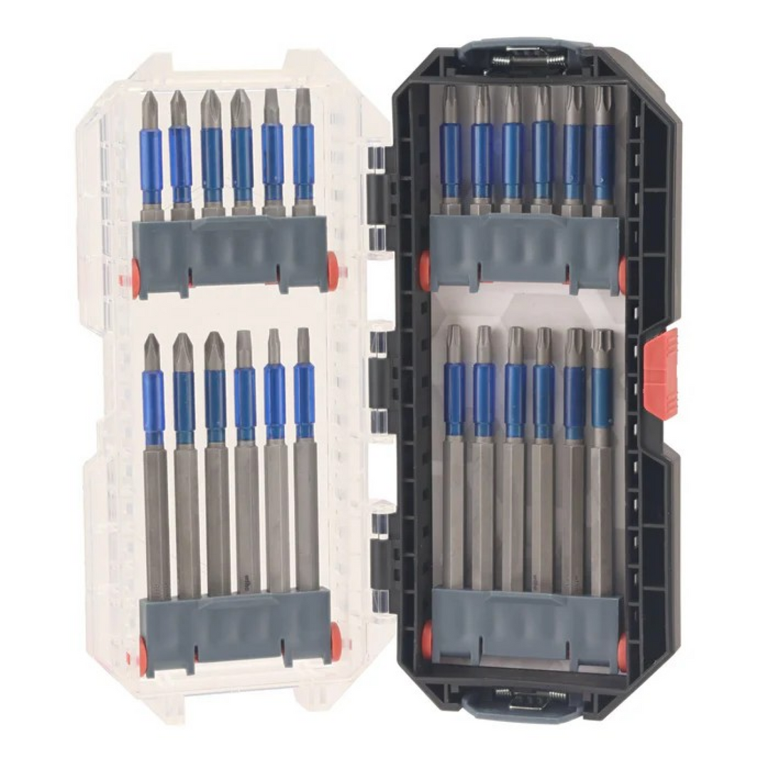Wiha Tools 76822 TerminatorBlue Impact Bit Set, 24 Pc.