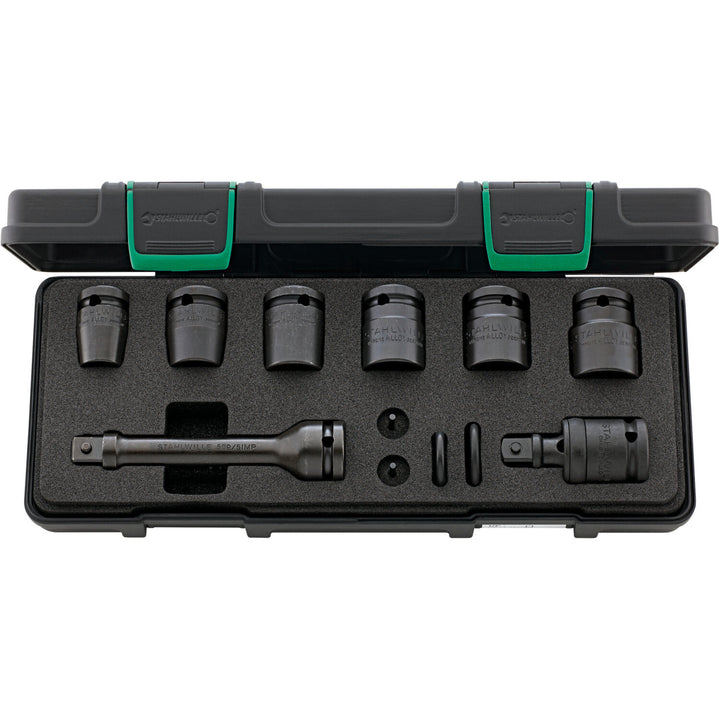 Stahlwille 96231101 50IMP/6/2 1/2" Drive Impact Socket Set, 12 Pcs