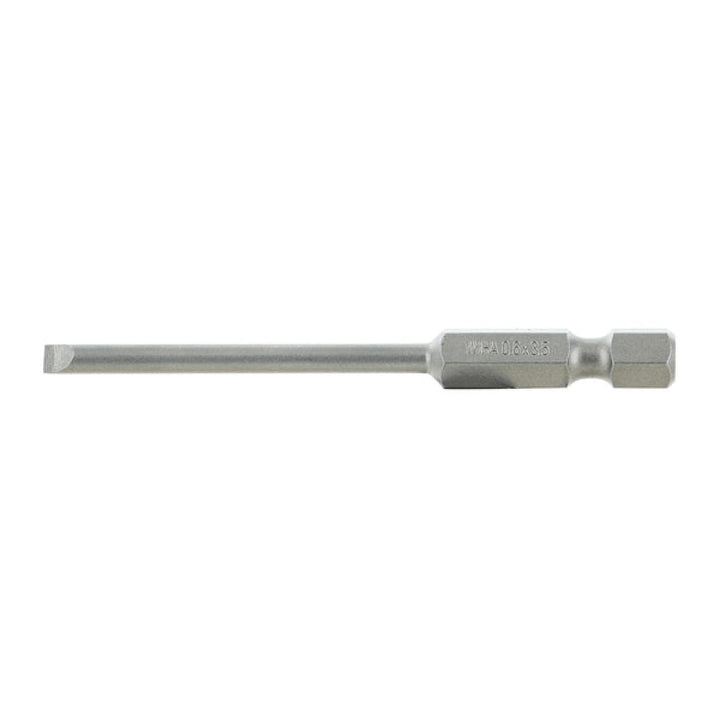 Wiha Tools 74035 Slotted Power Bit, 3.5 mm x 70 mm, 10 Pk.