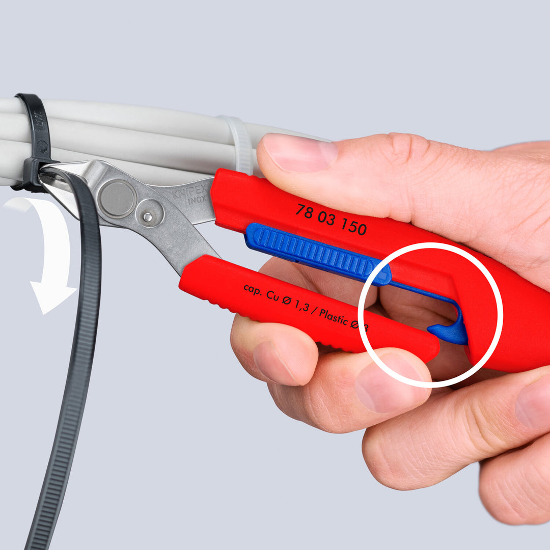 Knipex 78 03 150 V01 SBA 6" Slim Knips with Tool Holster