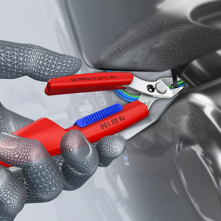 Knipex 78 03 150 V01 SBA 6" Slim Knips with Tool Holster