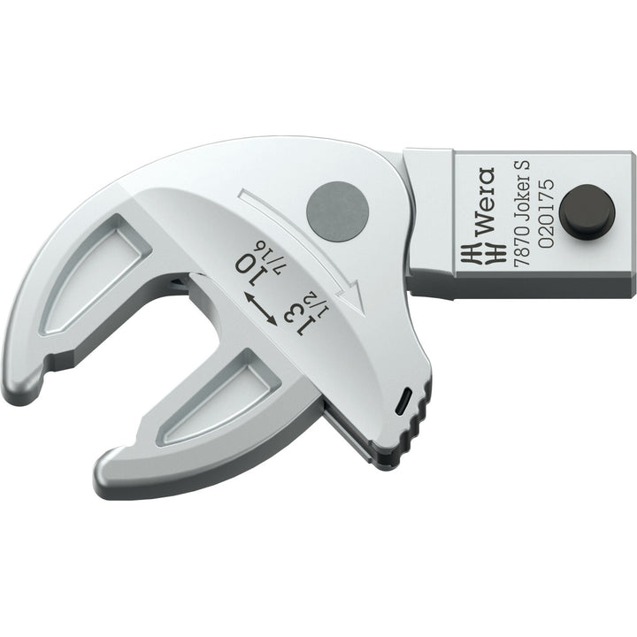 Wera 7870 Joker S Self-Setting Insert Spanner for Wrench Size 10 - 13 mm, Mounting 9 x 12 mm