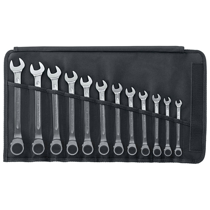 Stahlwille 96411712 17/12 Combination ratcheting Spanner Set