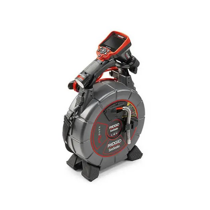 Ridgid 40798 SeeSnake MicroReel L100 Video Inspection System with L100 Reel, Micro CA-350 Inspection Camera, Sonde, 100 ft. Cable & Camera Head (NTSC)