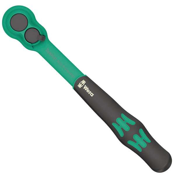Wera 8010 B Zyklop Comfort Ratchet, with reversing lever, with 3/8