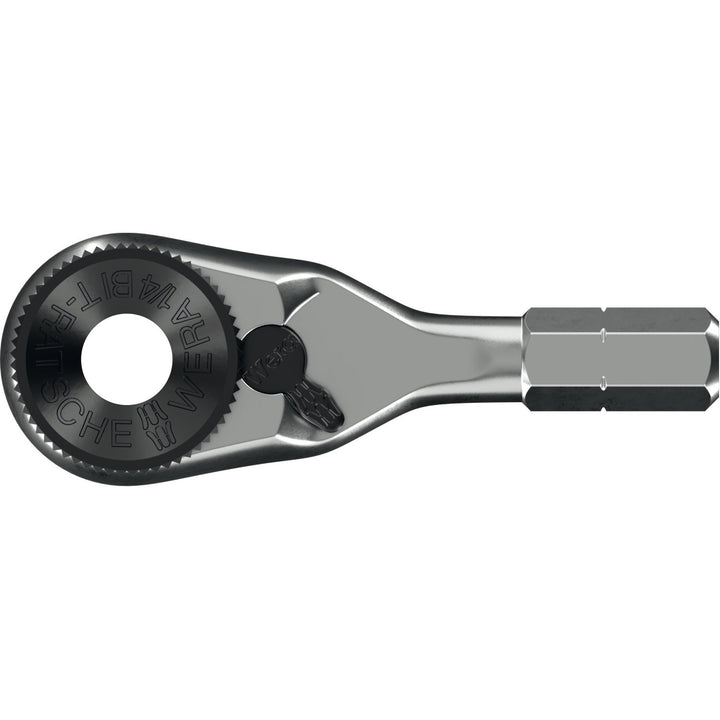 Wera 8011 Zyklop Mini 4 Bit Ratchet, 1/4" x 50 mm