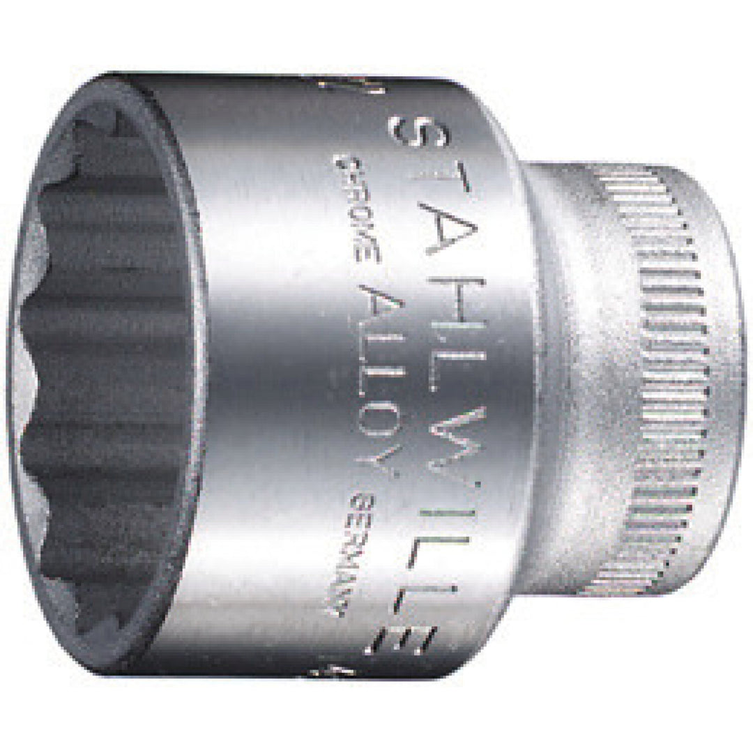 Stahlwille 02010012 45 12-pt Bi-Hex Socket, 3/8" Drive 12 mm