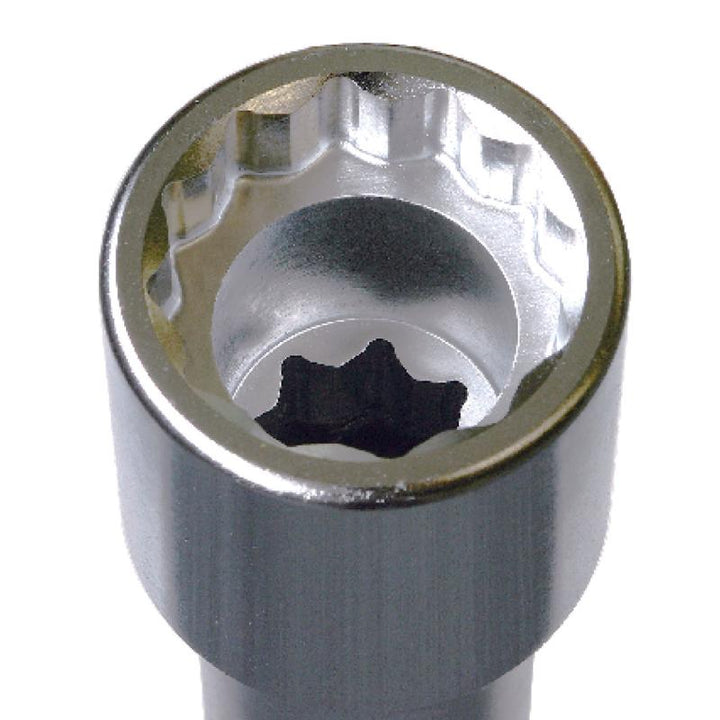 Ko-Ken 8102M.400-32 1 Inch Sq. Dr. Extra Long Wheel Nut Socket 32 mm 6 Point Length 400 mm