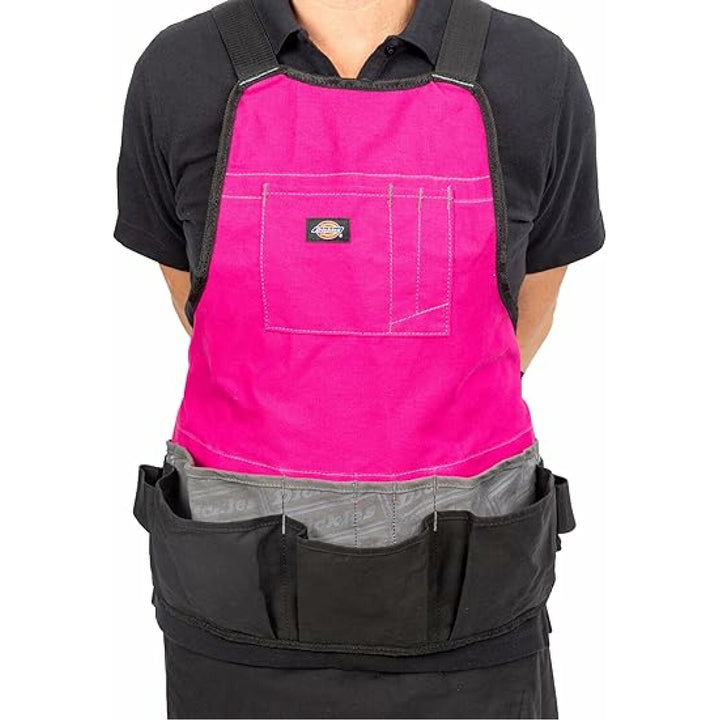 Dickies 57146 16-Pocket Bib Apron with Quick Release Buckle