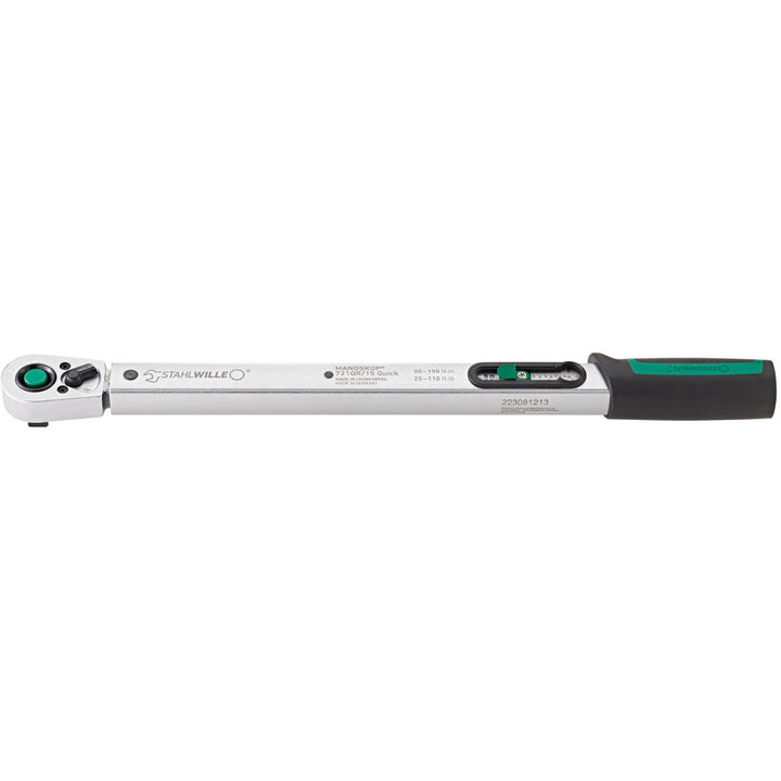 Stahlwille 50204115 721QR Quick Standard MANOSKOP 1/2" torque wrench