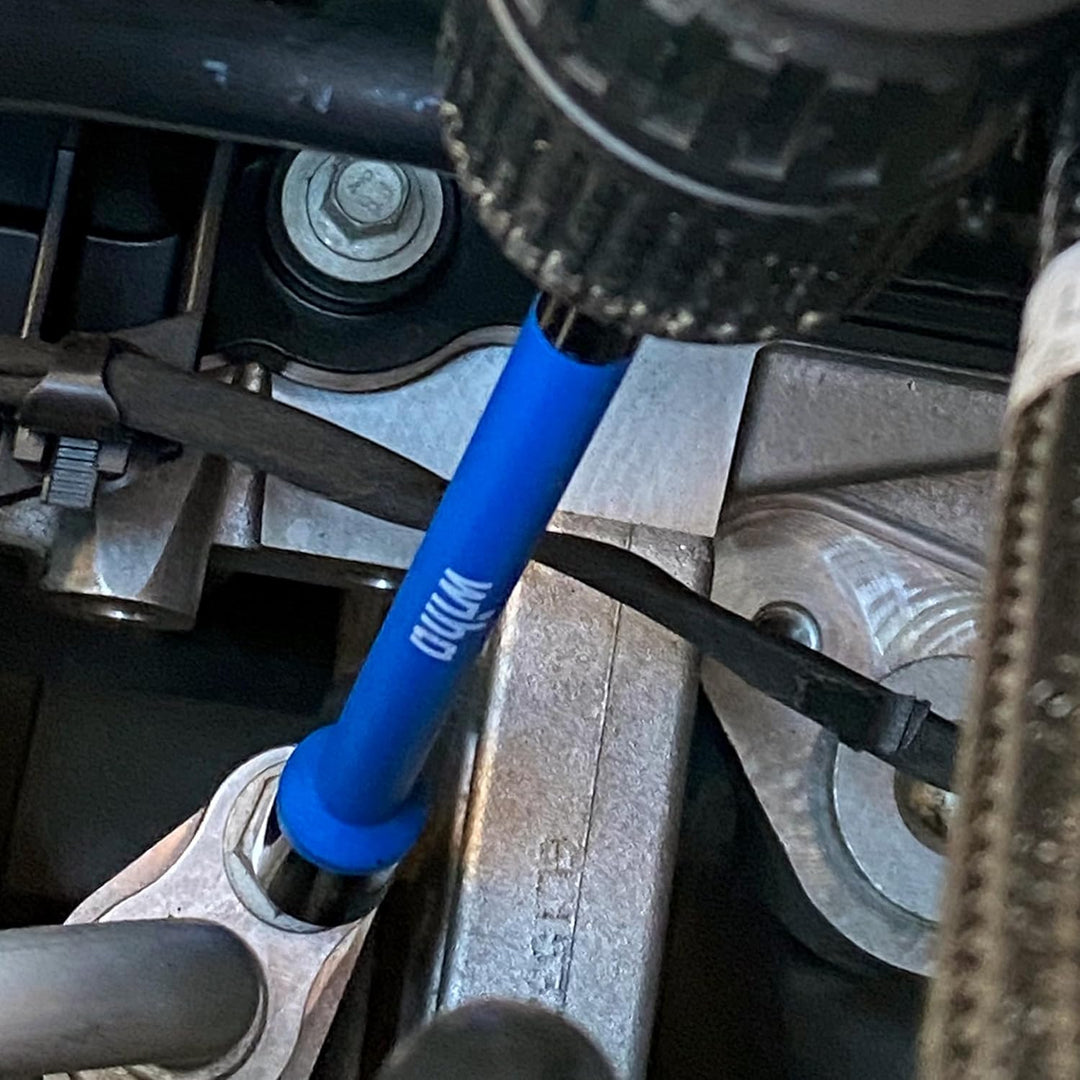 Wiha 94400 12 Piece Color Coded Magnetic Nut Setter SAE-Metric Set in Roll-up Pouch