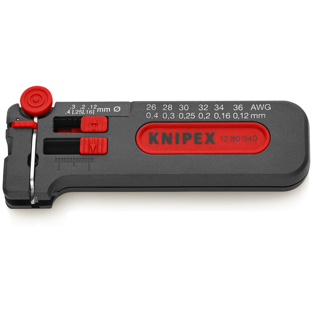 Knipex 12 80 040 SB 4" Mini Wire Stripper 26-36 AWG