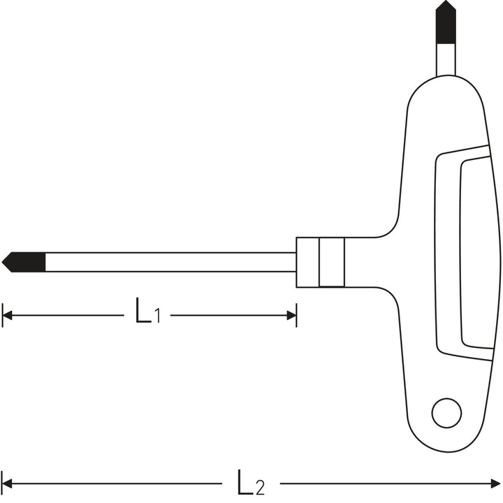 Stahlwille 43293008 10769 T8 x 80mm TORX® T-Handle