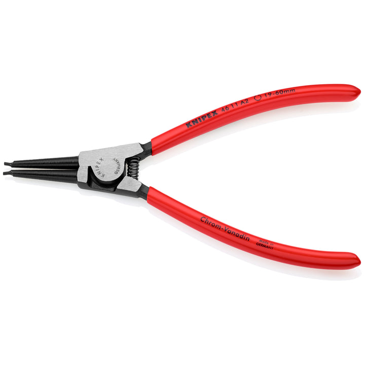 Knipex 46 11 A2 SBA 7 1/4" External Snap Ring Pliers-Forged Tips