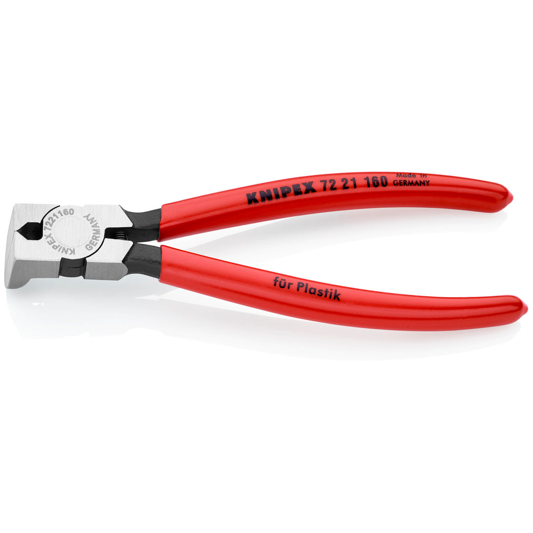 Knipex 72 21 160 6 1/4" Diagonal Pliers for Flush Cutting Plastics 85° Angled