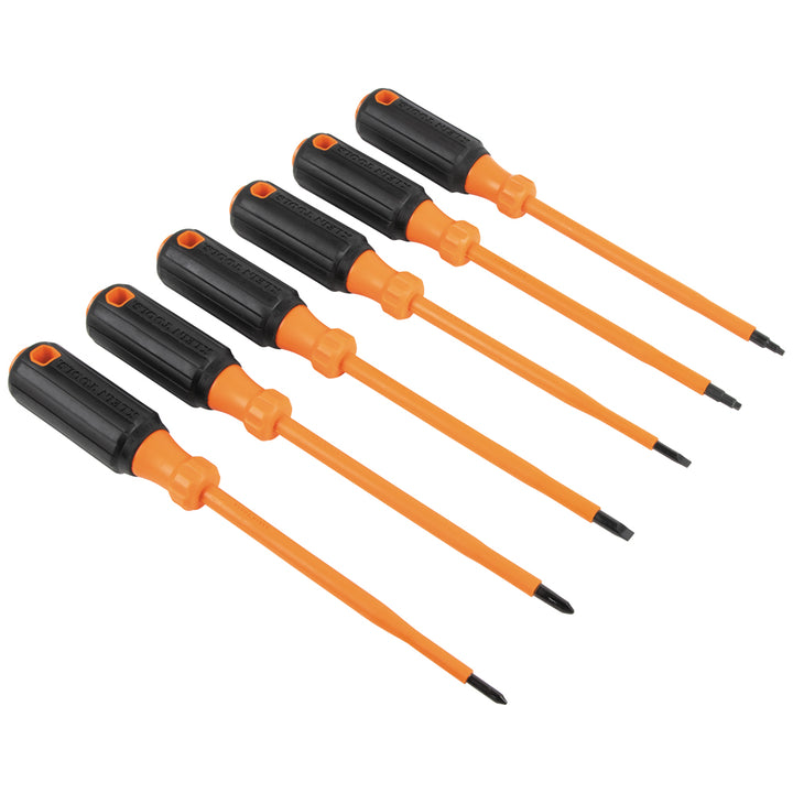 Klein Tools 85077INSR Insulated Screwdriver Set Plus Magnetizer, 7 Pc.